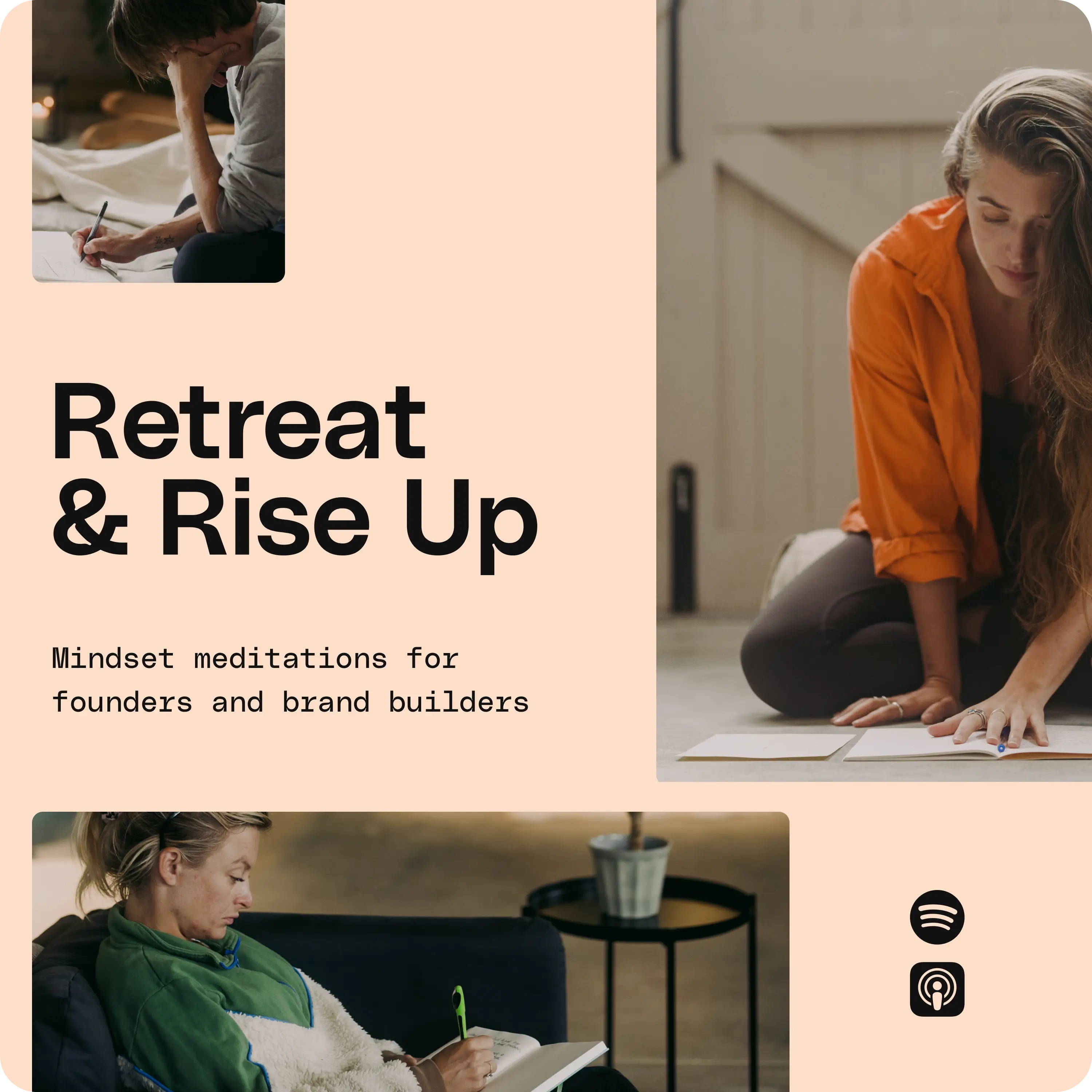 A brand new podcast: Mindset meditations for founders and brand builders 🎧 Thumbnail